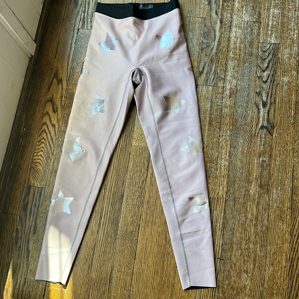 ULTRACORE Pink STAR LEGGINGS size Medium